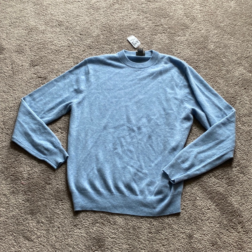 Jos A Bank Executive Collection 100% Cashmere Crewneck Sweater SIZE S Luxury